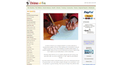 Desktop Screenshot of childrenoffire.org
