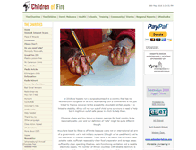 Tablet Screenshot of childrenoffire.org